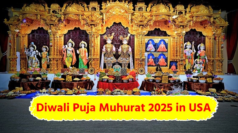 Diwali Puja Muhurat (Auspicious Timings) 2025 in USA