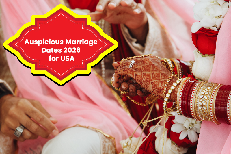 Auspicious Marriage Dates 2026 for USA